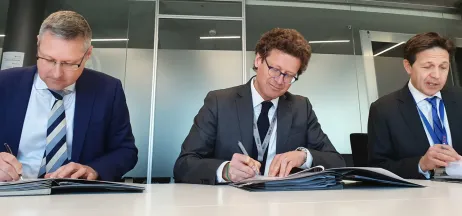 GICHD, GCSP and DCAF sign New Framework Agreement with Switzerland