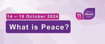 Geneva Peace Week 2024